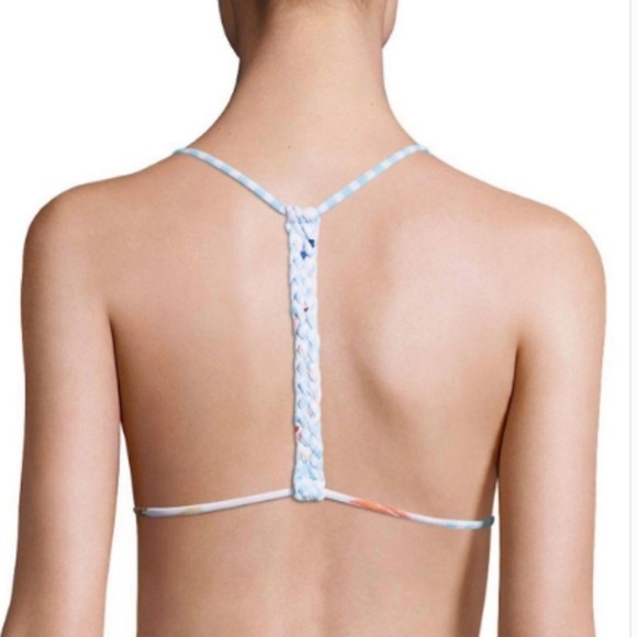 6 Shore Road NWT Size Large Ashbury Poppies Bikini Swimsuit Top New With Tags - Picture 2 of 9